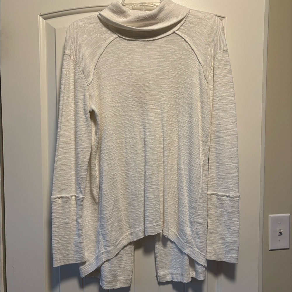 We The Free White Turtleneck Top